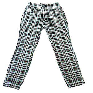 NY&C Cropped Women’s Size Large Plaid Stretch Capris Pants